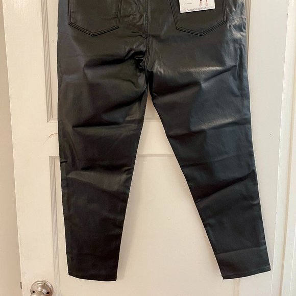 NWT Sanctuary Social Standard Coated Faux Leather, Ankle Skinny Pants 16 - Picture 8 of 9